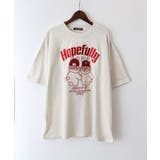 オートミール | うさぎ刺繍Tシャツ | SpRay