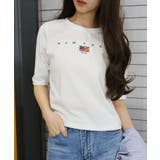 USA刺繍ロゴショートスリーブTシャツ | SpRay | 詳細画像15 
