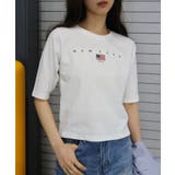 USA刺繍ロゴショートスリーブTシャツ | SpRay | 詳細画像18 