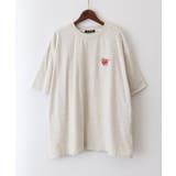 ハグうさぎ刺繍BIG Tシャツ | SpRay | 詳細画像9