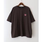 ハグうさぎ刺繍BIG Tシャツ | SpRay | 詳細画像10