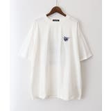 ハグうさぎ刺繍BIG Tシャツ | SpRay | 詳細画像12