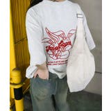 ハグうさぎ刺繍BIG Tシャツ | SpRay | 詳細画像22 