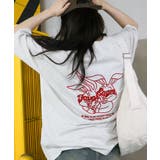 ハグうさぎ刺繍BIG Tシャツ | SpRay | 詳細画像24 