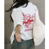 ハグうさぎ刺繍BIG Tシャツ | SpRay | 詳細画像25 