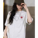 ハグうさぎ刺繍BIG Tシャツ | SpRay | 詳細画像27 