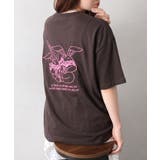 スミクロ | ハグうさぎ刺繍BIG Tシャツ | SpRay