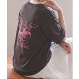 ハグうさぎ刺繍BIG Tシャツ | SpRay | 詳細画像6