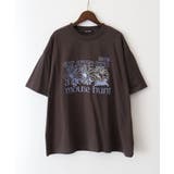 スミクロ | FLOWER×CAT BIG Tシャツ | SpRay