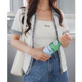 テレコデニム切替ZIPショートスリーブトップス | SpRay | 詳細画像27
