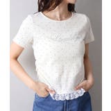 ドット裾レース Tシャツ | SpRay | 詳細画像15