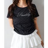 ドット裾レース Tシャツ | SpRay | 詳細画像2