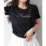 ドット裾レース Tシャツ | SpRay | 詳細画像3