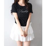 ドット裾レース Tシャツ | SpRay | 詳細画像4
