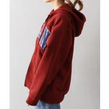 貼付ロゴWZIPパーカー | SpRay | 詳細画像18 