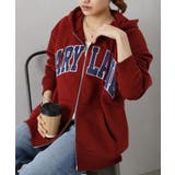 貼付ロゴWZIPパーカー | SpRay | 詳細画像26 