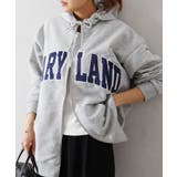 貼付ロゴWZIPパーカー | SpRay | 詳細画像6 