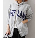 貼付ロゴWZIPパーカー | SpRay | 詳細画像8 