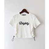 テレコロゴ刺繍シャーリングトップス | SpRay | 詳細画像14