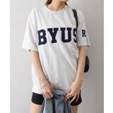 オートミール | 貼付ロゴＢＩＧＴシャツ | SpRay