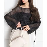 ラメ2WAYメッシュドロストプルオーバー | SpRay | 詳細画像10 