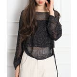 ラメ2WAYメッシュドロストプルオーバー | SpRay | 詳細画像3 