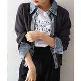 デニム切替レイヤードカーディガン | SpRay | 詳細画像19 