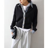 デニム切替レイヤードカーディガン | SpRay | 詳細画像24 