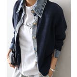 デニム切替レイヤードカーディガン | SpRay | 詳細画像41 