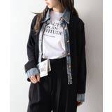 デニム切替レイヤードカーディガン | SpRay | 詳細画像48 