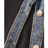 デニム切替レイヤードカーディガン | SpRay | 詳細画像60 