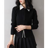 フェイクレイヤードジップカーディガン | SpRay | 詳細画像24 