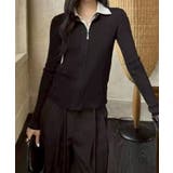 フェイクレイヤードジップカーディガン | SpRay | 詳細画像2 