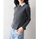 フェイクレイヤードジップカーディガン | SpRay | 詳細画像32 