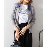 デニム切替ケーブルカーディガン | SpRay | 詳細画像31 