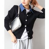 デニム切替ケーブルカーディガン | SpRay | 詳細画像41 