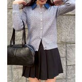 デニム切替ケーブルカーディガン | SpRay | 詳細画像44 