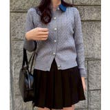 デニム切替ケーブルカーディガン | SpRay | 詳細画像46 