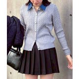 デニム切替ケーブルカーディガン | SpRay | 詳細画像48 