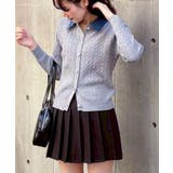 デニム切替ケーブルカーディガン | SpRay | 詳細画像49 