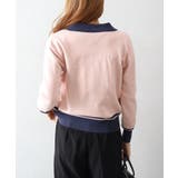 バイカラー衿付カーディガン | SpRay | 詳細画像12 