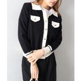 バイカラー衿付カーディガン | SpRay | 詳細画像20 