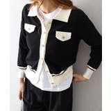 バイカラー衿付カーディガン | SpRay | 詳細画像26 