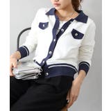 バイカラー衿付カーディガン | SpRay | 詳細画像35 