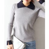 襟付きニットプルオーバー | SpRay | 詳細画像12 