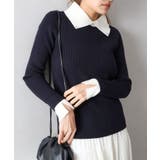 襟付きニットプルオーバー | SpRay | 詳細画像17 