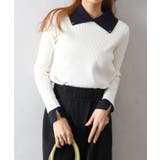 襟付きニットプルオーバー | SpRay | 詳細画像19 