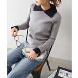 襟付きニットプルオーバー | SpRay | 詳細画像2 