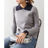 襟付きニットプルオーバー | SpRay | 詳細画像4 