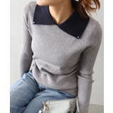 襟付きニットプルオーバー | SpRay | 詳細画像5 